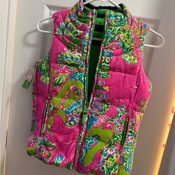 Lilly Pulitzer Kids Puffer Vest Girls 14
